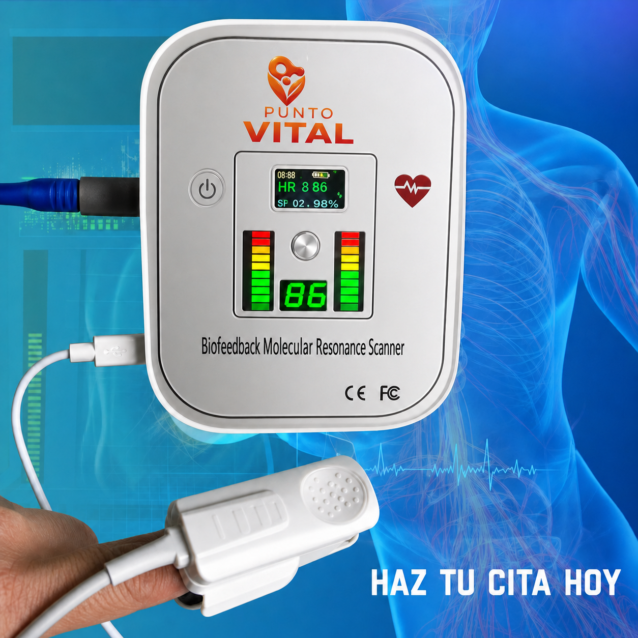 Equipo de escáner bioeléctrico VitalHealth