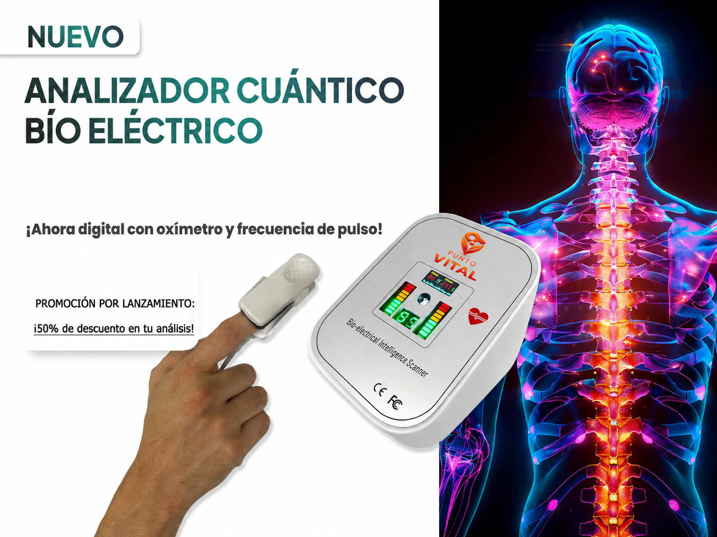 Promoción del analizador cuántico bioeléctrico